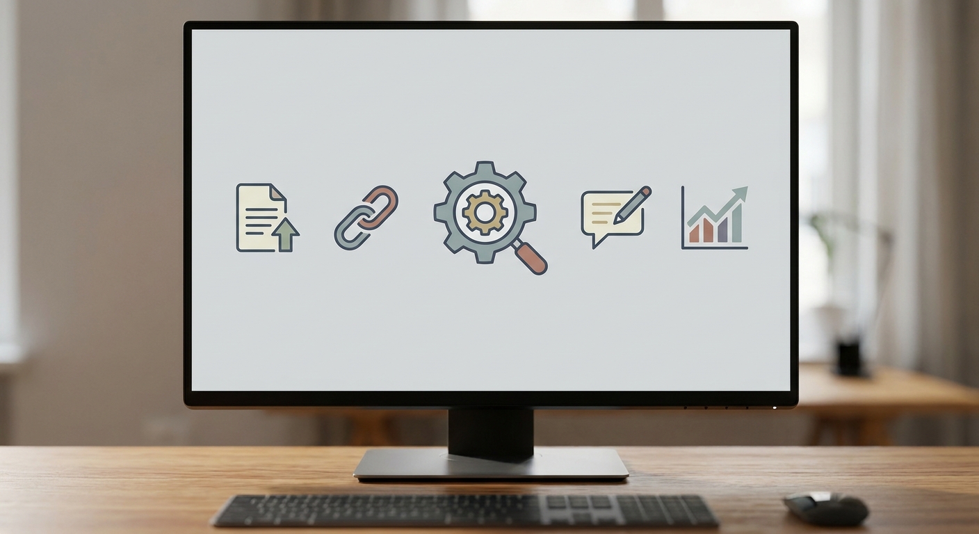 AI-generated illustration of tools für KI-Optimierung